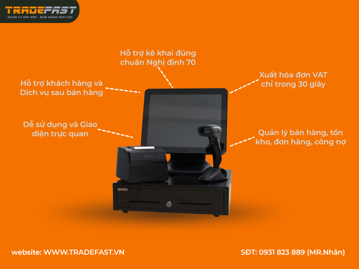 Tradefast giải pháp phần mềm quản lý cửa hàng tiện lợi