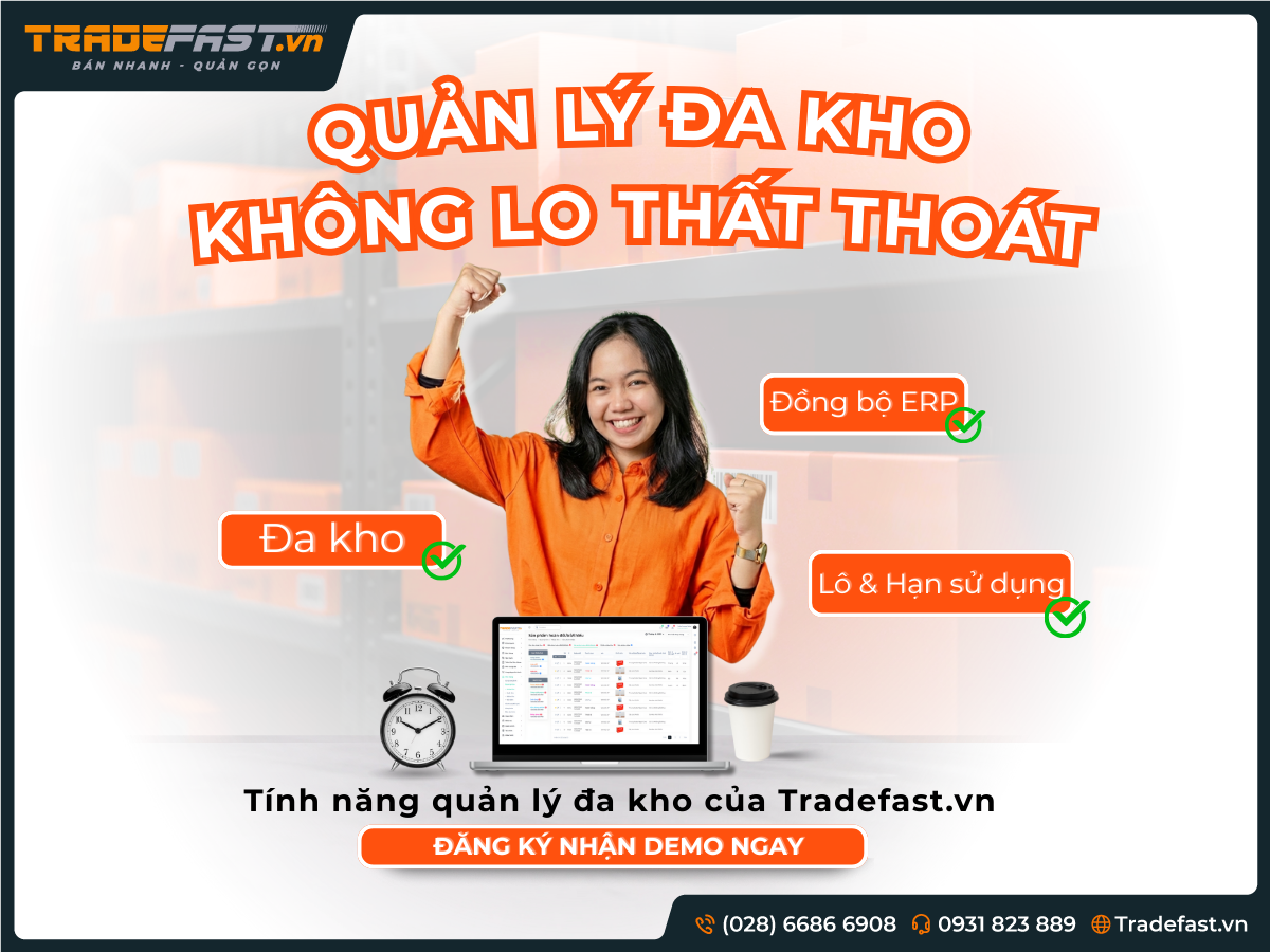phần mềm quản lý kho hàng toàn diện tradefast.vn