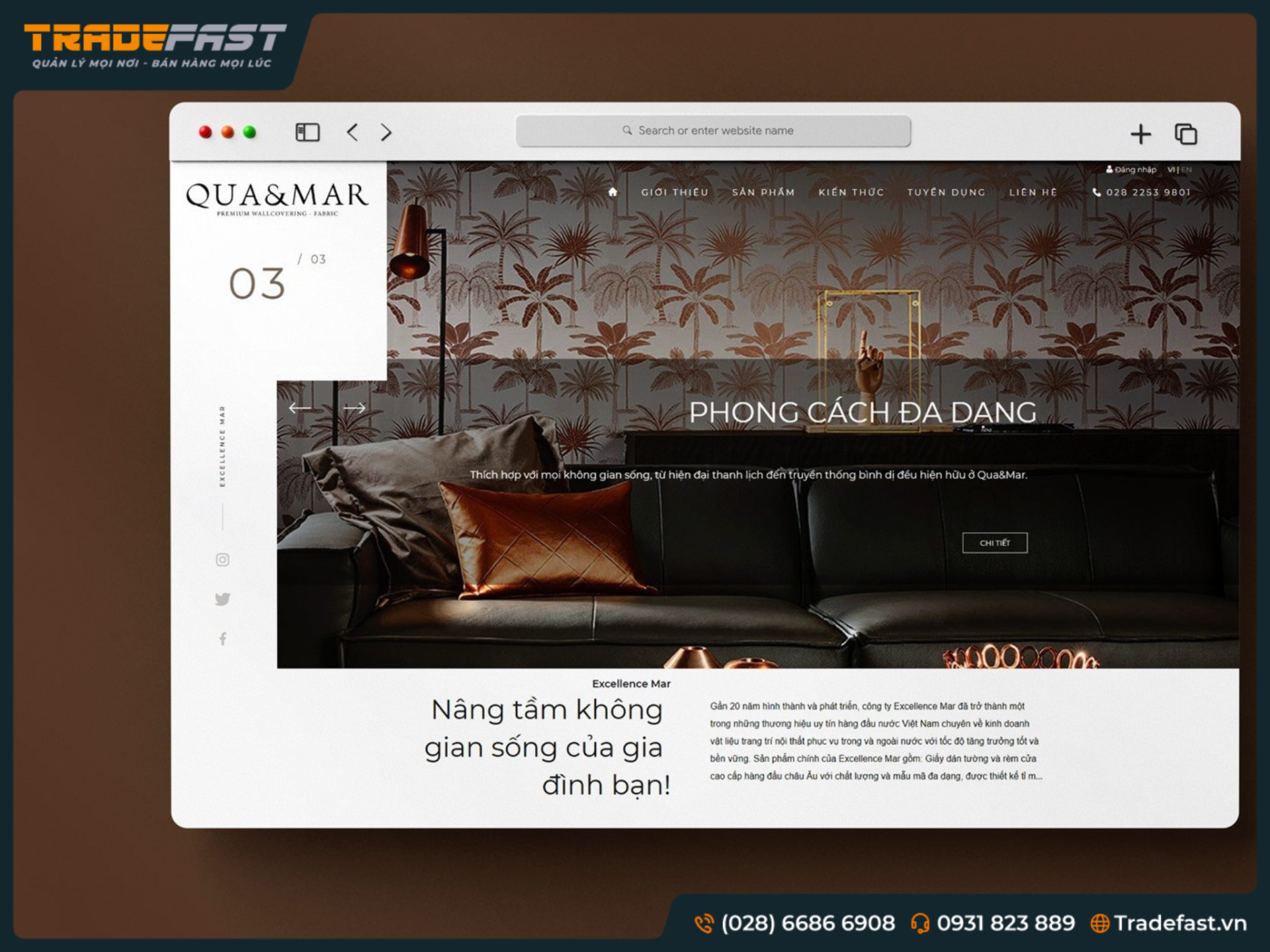 THƯƠNG HIỆU QUA & MAR - CÔNG TY TNHH THƯƠNG MẠI EXCELLENCE MAR