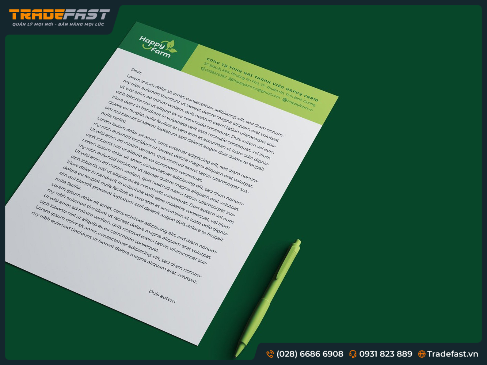 CÔNG TY TNHH HAI THÀNH VIÊN HAPPY FARM