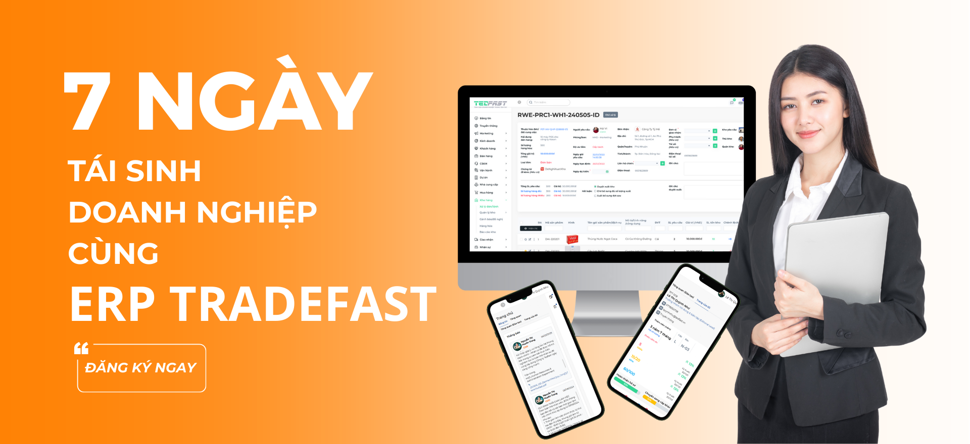 7 NGÀY TÁI SINH DOANH NGHIỆP CÙNG TRADEFAST