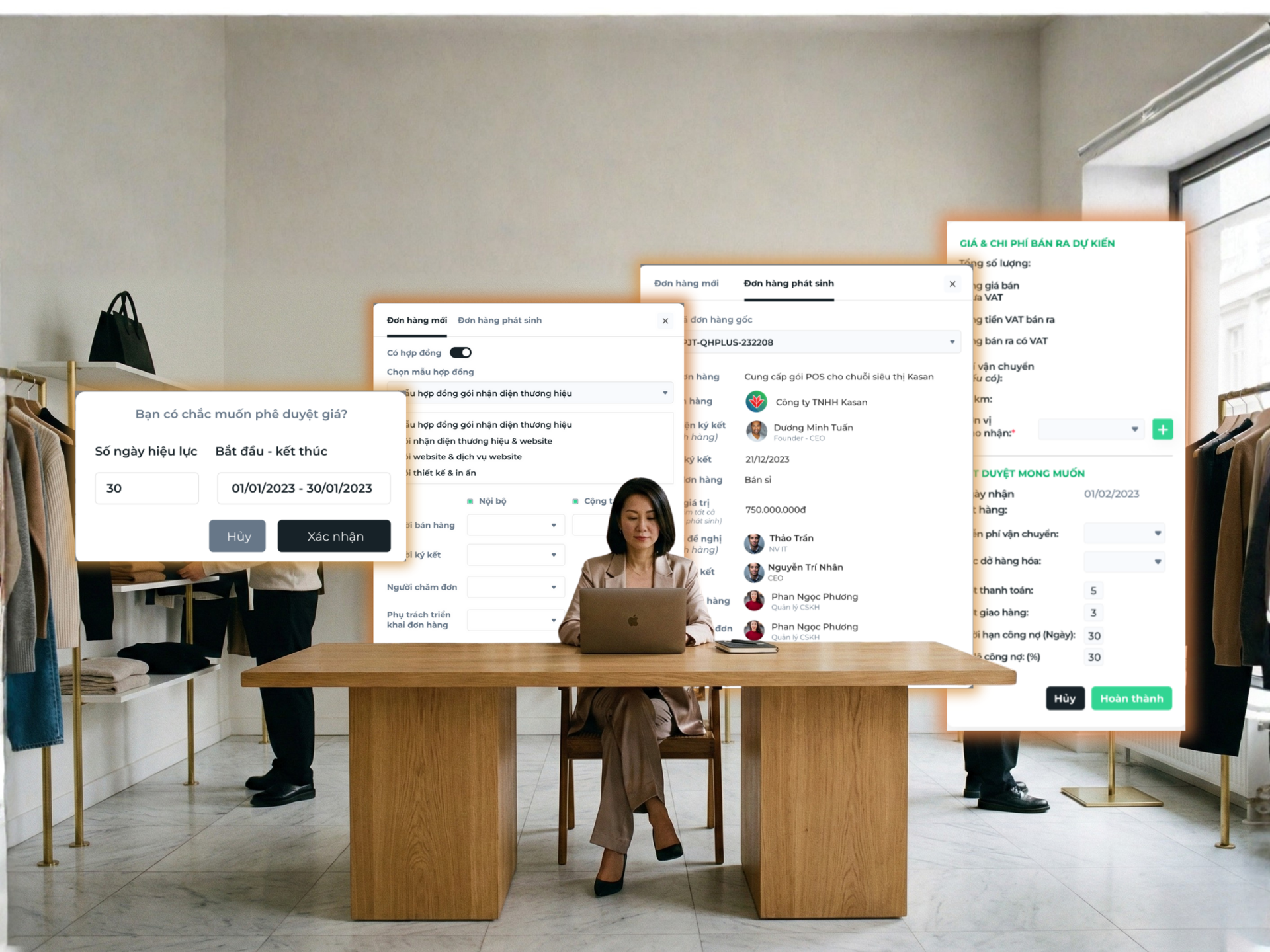 Quản lý giá – công nợ – nhóm khách hàng