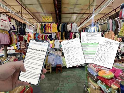 Tiểu thương lo đóng phạt khi kê khai thuế sai